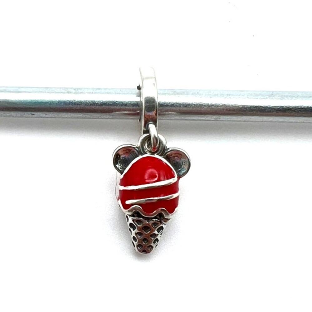 New Mouse Ears Ice-cream Cone Charm for European Bracelet